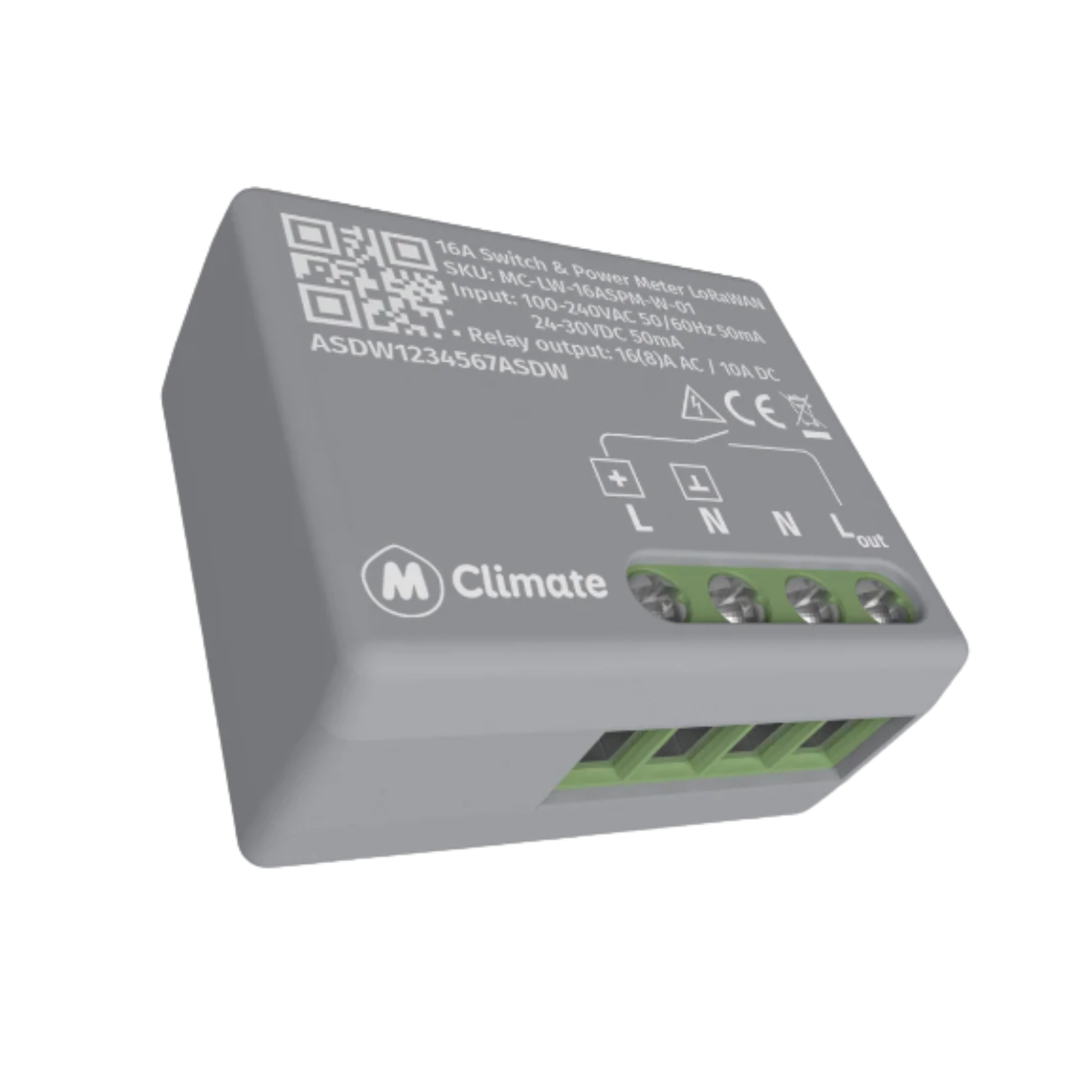 16A Switch & Power Meter LoRaWAN